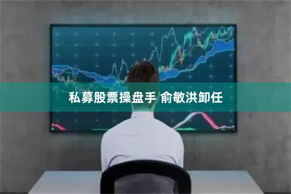 私募股票操盘手 俞敏洪卸任